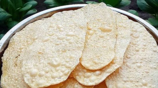 Cara membuat Opak SIngkong