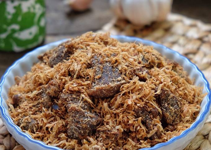 dendeng kelapa parut