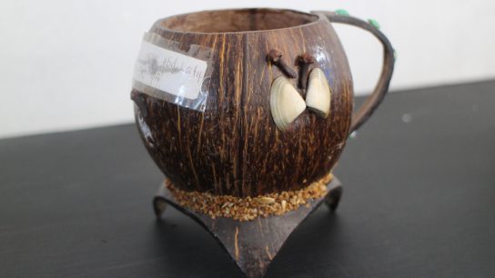 Kerajinan Unik dari Batok Kelapa