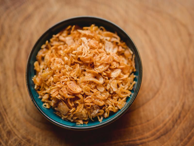 strategi ppemasaran bawang goreng