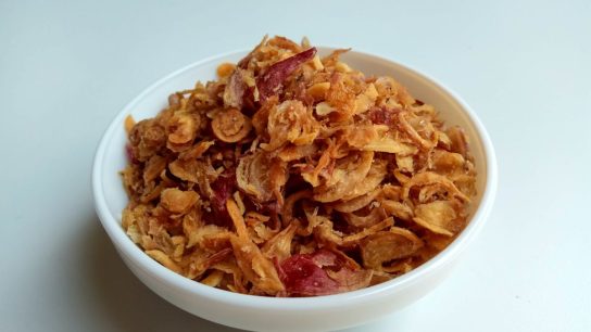 Alat peniris minyak bawang goreng