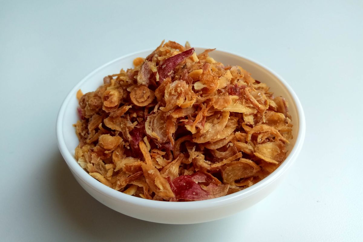 Alat peniris minyak bawang goreng