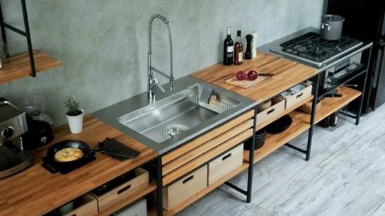 Rak Dapur Industrial Simpan Rapi Efisien