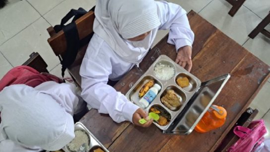 distribusi makanan sekolah mbg