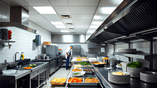 Pengaturan Zona Kerja Dapur Aman Terkendali