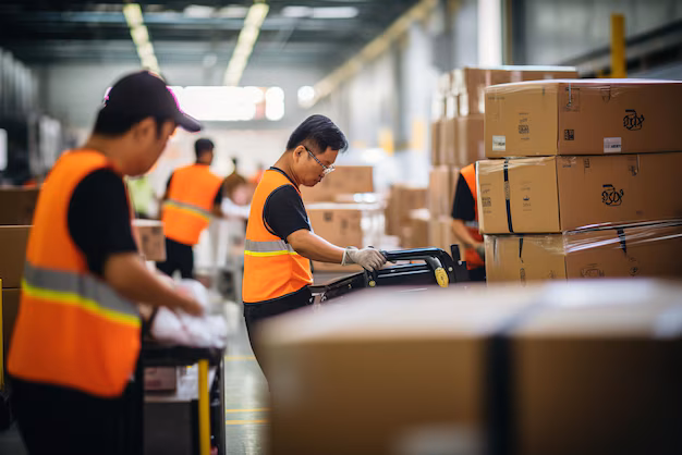 proses ditribusi barang gudang