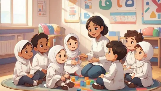 Anak-anak belajar ceria di TK swasta berkualitas Jogja dengan suasana islami dan menyenangkan