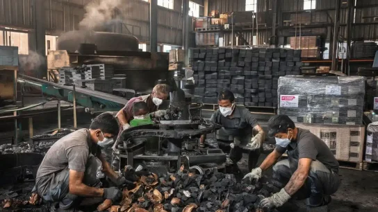 reliable premium coconut shell charcoal producer producing coconut shell charcoal briquettes