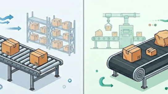 Perbedaan Roller Conveyor dan Belt Conveyor
