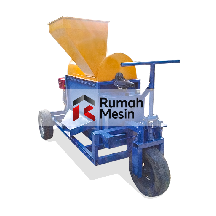 mesin perontok jagung hasil bersih