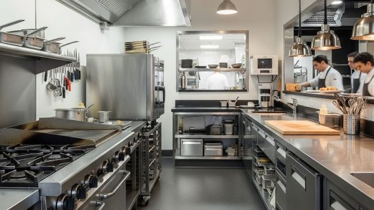 cara kerja dapur profesional