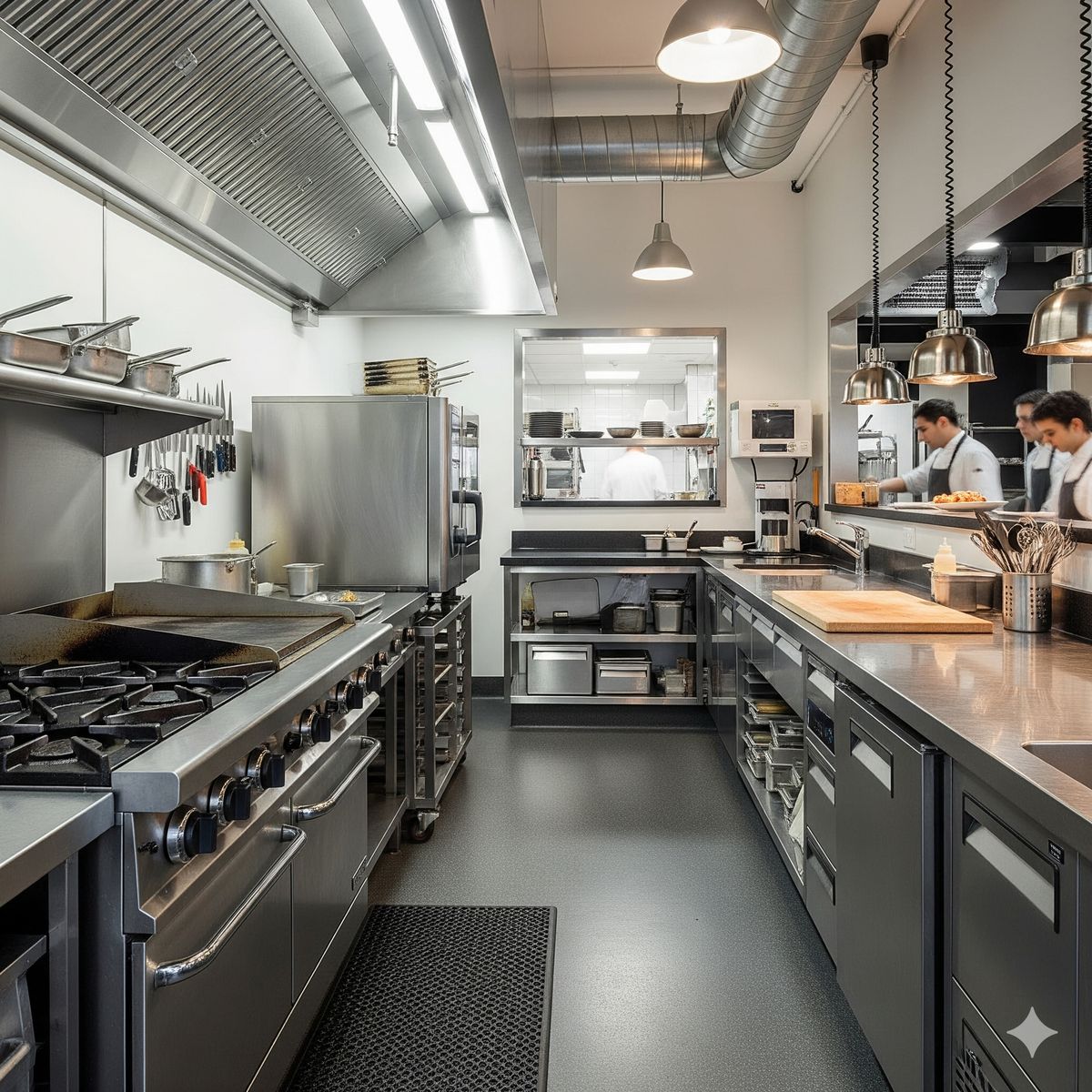 cara kerja dapur profesional