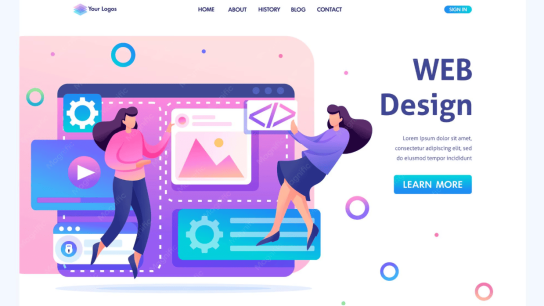 Tampilan Website Brand