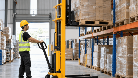 hand stacker untuk mengangkat pallet