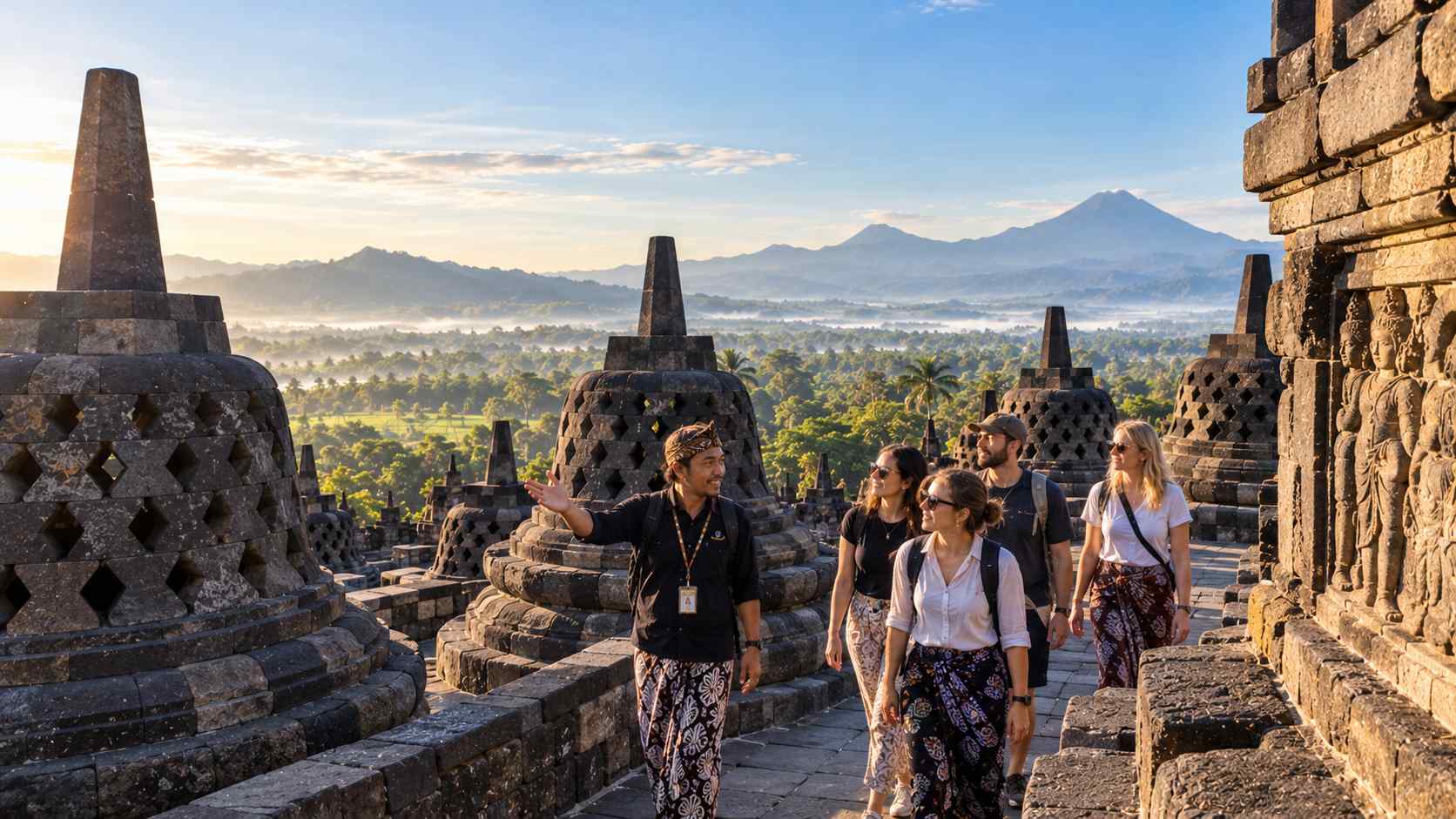 Borobudur small group tour
