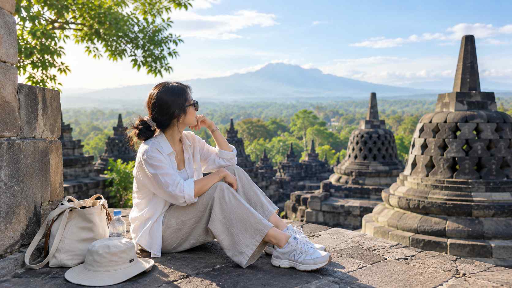 borobudur dry season outfit