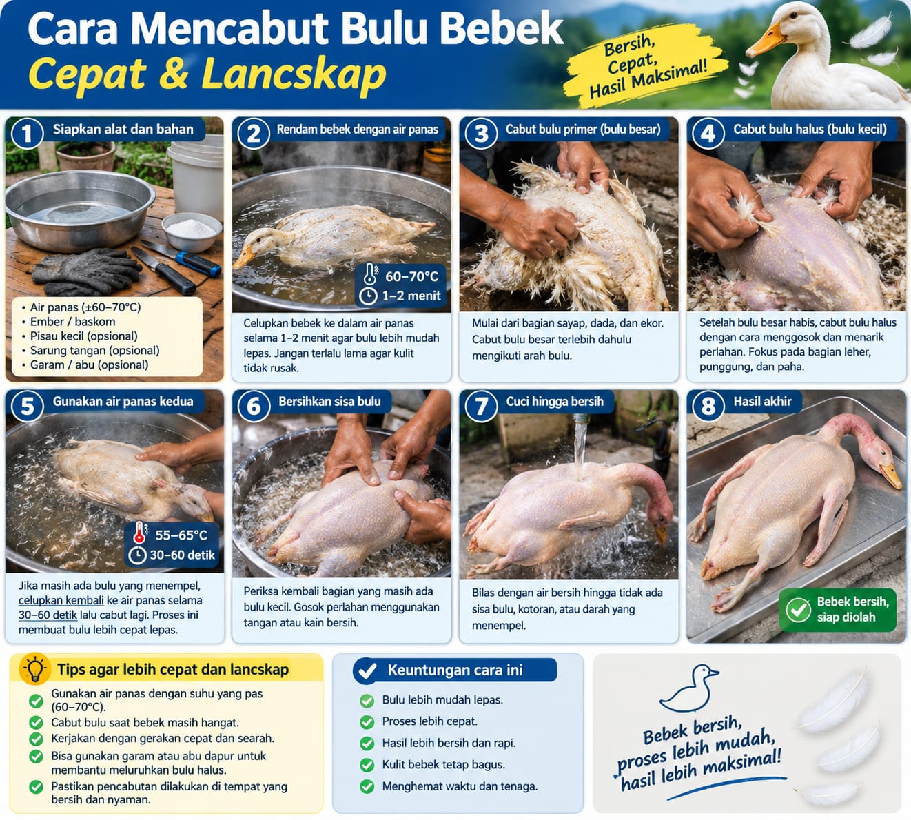 usaha potong ayam lebih produktif